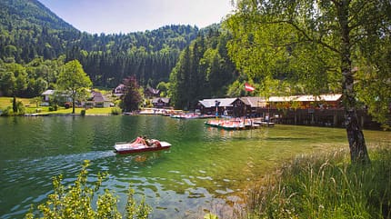f_SPF-Niederösterreich, Lunzer See, Tretboot f_SPF_Niederoesterreich_See