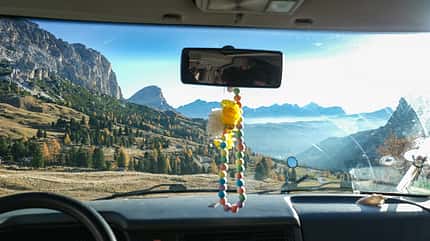 f_Reise, Südtirol, Alpen, Windschutzscheibe f_Reise_Südtirol