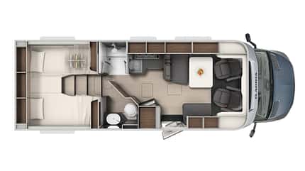 Adria Coral MB 670 SL (2025) Adria Coral MB 670 SL (2025) Grundriss f