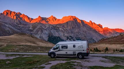 Col de Lautaret Frankreich  Wohnmobilstellplatz, 2052 Meter 