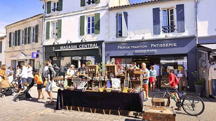 Frankreich, Ile de Re Reise Ile de Re Markt f