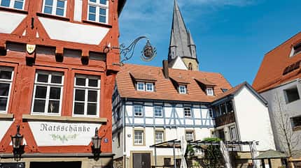 f_Eppingen, Stellplatz, Altstadt, Fachwerkhaus f_SP_Eppingen_Altstadt