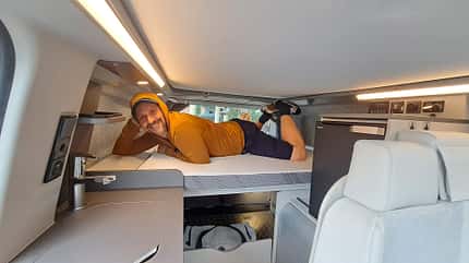 Westfalie, Kipling, Campingbus, Campervan, Ford Transit Custom, Bett, Querbett Neuer Westfalia Kipling auf Ford Transit Custom Querbett mit Redakteur