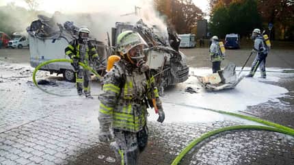 i_Reisemobil, Brand, Feuer, Freiwillige Feuerwehr i_Reisemobil_Brand_Reuer_Freiwillige_Feuerwehr_werne