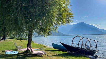 xo_Comer See, Liegewiese, Promenade, Strand xo_Comer_See_Liegewiese