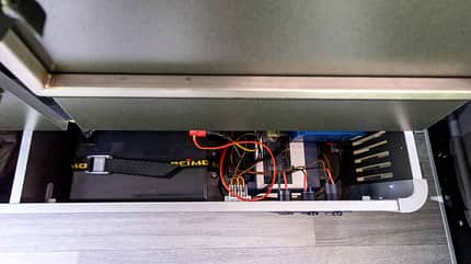 Elektrik, Stauraum Elektrik, Stauraum