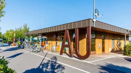 campingplatz, au, donau Campingplatz Au