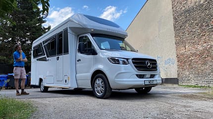 Frankia, Next, 76 L, Teilintegrierter, Wohnmobil, Aufbau Frankia Next 76 L schnörkelloser Aufbau