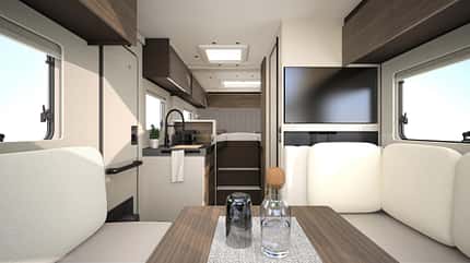 Bürstner Signature Fiat Ducato Innenraum Sitzgruppe