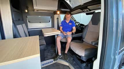 Knaus Boxtime Campervan 2026 Heckansicht, Dinette