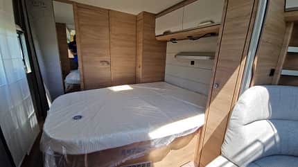 Knaus, Südwind, Wohnwagen, Bett Knaus, Südwind, Wohnwagen, Bett