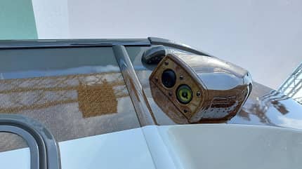 Dethleffs, E-home Eco, Wohnmobil-Studie, E-Camper, E-Wohnmobil, Teilintegrierter, Kamer, Außenspiegel Dethleffs E.home Eco Wohnmobil-Studie E-Camper Kamera