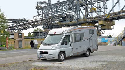 wohnmobilhafen, gruenewalder lauch, stellplatz, brandenburg, deutschland Besucherkraftwerk F60