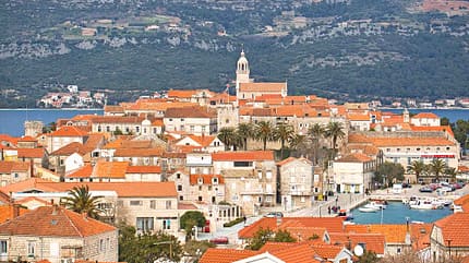 campingplatz, reise-tipp, peljesac, kroatien Korcula