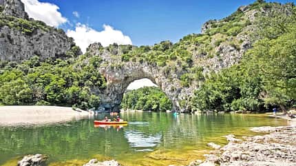 campingplatz, frankreich, ardeche Pont d’Arc