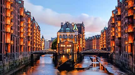 Wasserschloss, Speicherstadt, Fleete