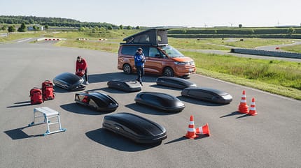 Dachboxen fuer kompakte Campingbusse im Test Dachboxen fuer kompakte Campingbusse im Test