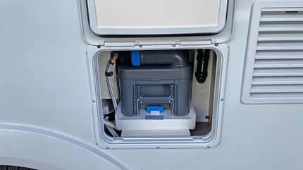 Carado T 447, Dauertest, Toilettenschacht