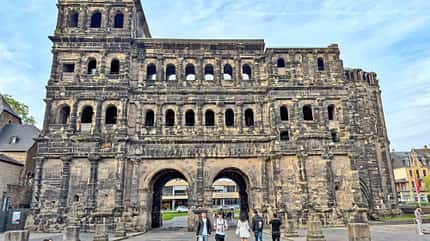 Trier, Porta Nigra, Mosel, Stadttor f_Luxemburg_Mosel_Porta_Nigra