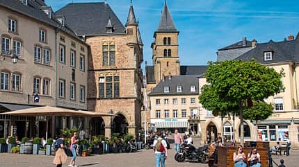 Echternach, Luxemburg, Willibrord-Basilika f_Luxemburg_Mosel_Echternach