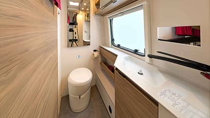 Dethleffs Bad, Toilette, Innenansicht