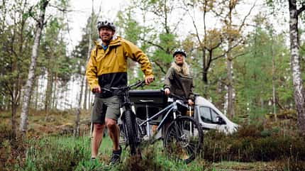 Radfahren im herbstlichen Småland