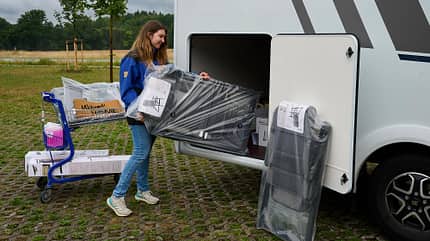 Fritz Berger, Zubehör, Basiszubehör, Carado T447, Campingzubehör, Grundausstattung Basiszubehör Fotostrecke bei Fritz Berger