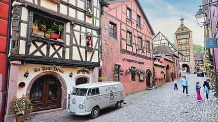Ausflug Riquewihr Stadt, Ausflug