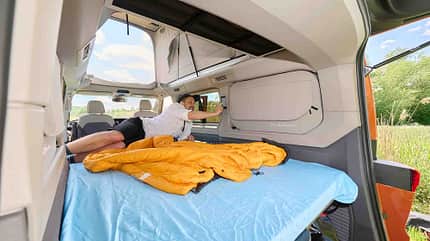 VW California Beach, Bett VW California Beach, Bett