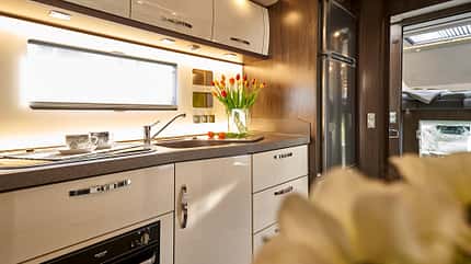 phoenix 7800 rsl, alkoven, gasfrei Küche