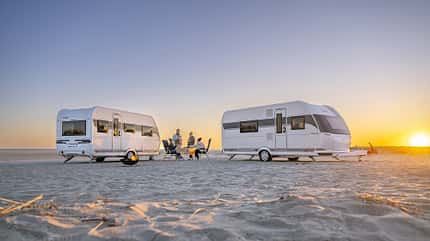 Caravan, Außen Hobby Strand, Caravan, Außen