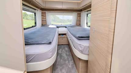 Schlafzimmer, Caravan Bianco Betten, Schlafzimmer, Caravan