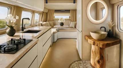 Ananya Campingbus Glampervan Innenraum - Mercedes Sprinter