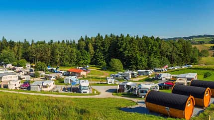 Caravan, Natur Campingplatz Gesamt, Caravan, Natur