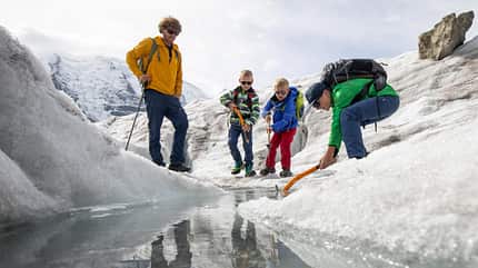 Gletscher, Wandern, Berge, Schweiz