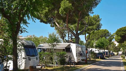 Rodas Campingplatz, Caravan, Spanien