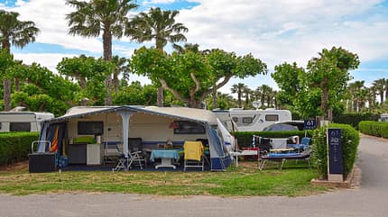 Ballena Campingplatz, Caravan, Spanien
