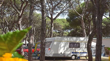 Blanes Campingplatz, Caravan, Spanien