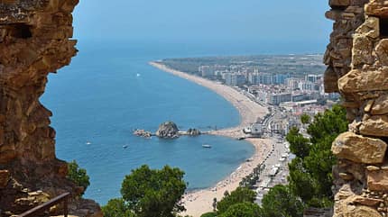 Blanes Ausblick, Meer, Strand