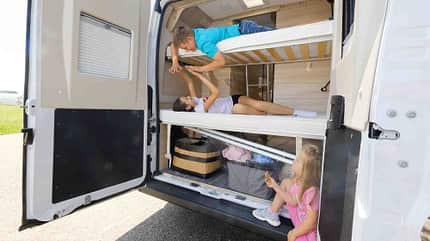 Campingbus, Familie Stockbett, Campingbus, Familie