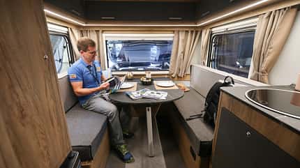 Niewiadow, Wohnwagen, Polen, polnischer Wohnwagen, Camper, N-Lazur 4 Niewiadow, N-Lazur 4