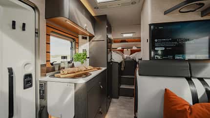 Küche, Wohnmobil Wohnbereich, Küche, Wohnmobil