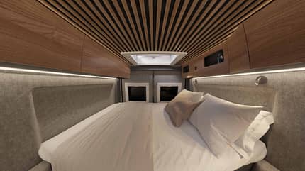 Nomad Neo S, Heck, innen, Bett Nomad Neo S, Heck, innen