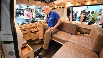 VW ID. Buzz, eVentje, Ventje, Campingbus, Sitzgruppe
