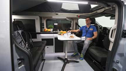 Campingbus Sitzgruppe, Campingbus