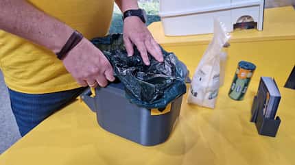 Granulat, Mülltüte Granulat, Mülltüte