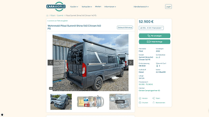 Caraworld Pössl Summit Shine 540 gebraucht