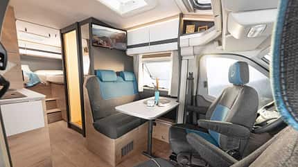 Dethleffs Innen, Wohnmobil, Camping