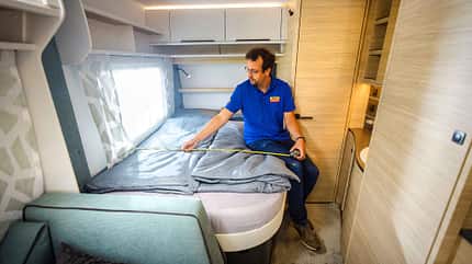 Fendt Apero, Camping, Wohnwagen Bett, Fendt Apero, Camping, Wohnwagen