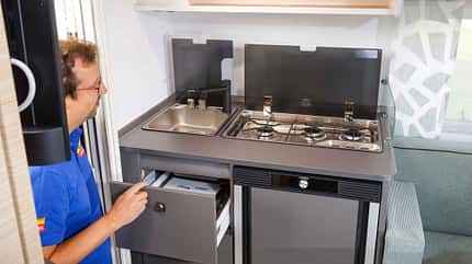 Fendt Apero, Camping, Wohnwagen Küche, Fendt Apero, Camping, Wohnwagen